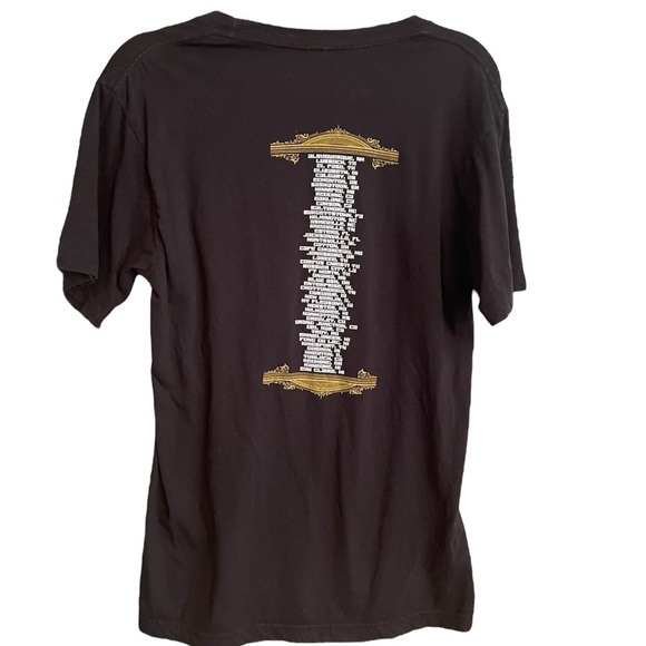 Vintage 2009 Little Big Town- Tour Black T-Shirt -Size Medium-City Names on Back - Picture 2 of 9